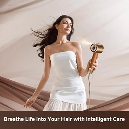 دريمي مجفف شعر Miracle Pro عالي السرعة- ذهبي Dreame Miracle Pro High-Speed ​​Hair Dryer - Gold