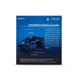 يد تحكم سوني بلايستيشن 3 لاسلكية دوالشوك 3 للـ PS3 والـ PC باللون الأسود الفحمي Sony DUALSHOCK 3 Wireless Controller for PlayStation 3 & PC - Charcoal Black