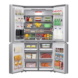 ثلاجة هايسنس 27 قدم (749 لتر) بأربعة أبواب مع محرك Inverter وتقنية Total No Frost Hisense 27ft (749L) Four-Door Refrigerator with Inverter Compressor and Total No Frost