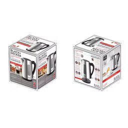 بلاك +ديكر JC455-B5 غلاية ماء من الستانلس ستيل بسعة 7 لتر، قدرة 2200 واط Black & Decker JC455-B5 7 Litres Stainless Steel Kettle 2200W