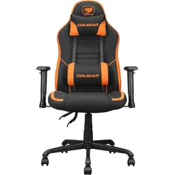 كرسي ألعاب كوجار فيوجن المريح بتصميم جلدي فاخر Cougar Fusion Gaming Chair