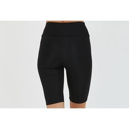 ليقنز نسائي أسود قصير بخصر عالٍ Women's Black High-Waist Short Leggings