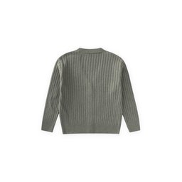 كارديجان تريكو محبوك للأطفال 2-8 سنوات - أخضر نعناعي Kids' Braided Knit Cardigan 2-8 Years - Mint Green
