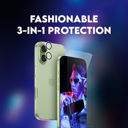 حزمة حماية عصرية ثلاثية (3-في-1) للايفون 17 SAFE. | CARE by PanzerGlass® 3-in-1 Fashionable Combo Bundle iPhone 17