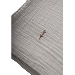 بطانية موسلين مطرزة 90x100 سم - أخضر نعناعي Embroidered Muslin Blanket 90x100 cm - Mint Green