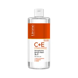 Lirene C+E Vitamin Energy – ماء ميسيلار مقوٍّ (3 في 1) مزيل مكياج Lirene C+E Vitamin Energy – Strengthening Micellar Water 3-in-1   400ml