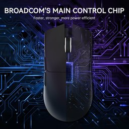 ماوس ألعاب أتاك شارك X11 لاسلكي ثلاثي الاتصال مع قاعدة شحن مغناطيسية وإضاءة RGB ATTACK SHARK X11 Tri-Mode Wireless Gaming Mouse with Magnetic Charging Dock
