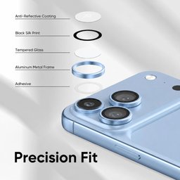 حماية عدسات كاميرا آيفون 18 برو / 18 برو ماكس iPhone 18 Pro / 18 Pro Max Camera Lens Ring Protector