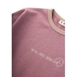 تيشيرت أطفال بأكمام طويلة وقصة واسعة - ليلكي (2-8 سنوات) Kids' Loose Fit Long Sleeve T-Shirt - Lilac (2-8 Years)