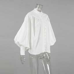 قميص أبيض بطراز فرنسي White Shirt French style