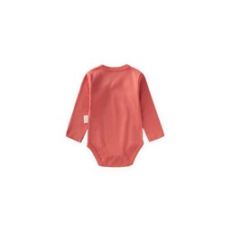سالوبيت أطفال متقاطع 0-18 شهر - مرجاني Crossover Baby Bodysuit 0-18 Months - Coral