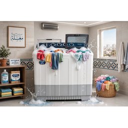 غسالة حوضين استرى 20 كيلو Astra 20kg Twin Tub Washing Machine