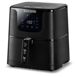 قلاية هوائية من بلاك+ديكر AF700-B5 حجم 4.3 لتر باللون الاسود Black&Decker AF700-B5 Air Fryer 4.3L black