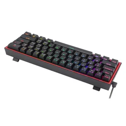كيبورد ريد دراغون فيز K617 RGB Redragon FIZZ K617 RGB 60% Mechanical Gaming Keyboard