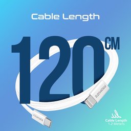 كابل شحن بروميت تايب سي إلى لايتنينج إيكولاين بقدرة 27 واط من النسيج المجدول - 1.2 متر Promate EcoLine-Ci120 Super-Fast 27W Power Delivery USB-C to Lightning Cable (1.2M)
