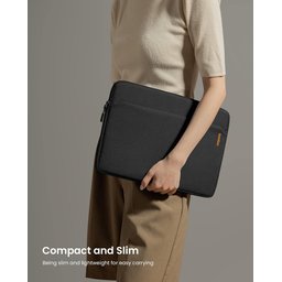 تومتوك - حافظة لابتوب Light-A18 قياس 14 انج - اسود Tomtoc Light-A18 Laptop Sleeve 14 Inch Black