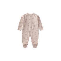 تولوم أطفال بقدم وقفازات مدمجة بنقشة القنفذ البيج 0-9 أشهر Baby Footed Jumpsuit with Integrated Mittens, Beige Hedgehog Print, 0-9 Months