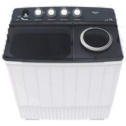 غسالة ملابس حوضين هايسنس 14 كغم أبيض Hisense washing machin  Semi-automatic twin-tub