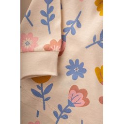 طقم بيجامة أطفال قطن بنقشة زهور - 2-8 سنوات Kids' Floral Pattern Cotton Pajama Set - 2-8 Years