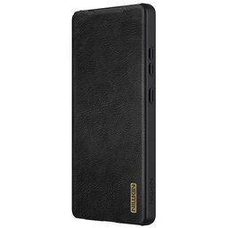 حافظة نيلكن جلد Qin Pro لـهاتف كالاكسي اس25 ألترا - اسود Nillkin Qin Pro Leather Case for Samsung Galaxy S25 Ultra - Black