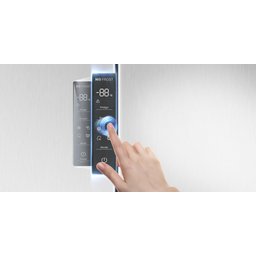 ثلاجة هايسنس بابين متقابلين 869 لتر RS869N4ASU Side-by-Side Refrigerator 869L – Inox