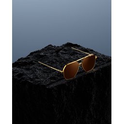 نظارات طلاء ذهب عيار 18-C100 18 Gold Plated-C-100