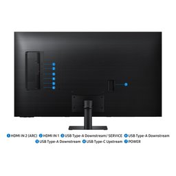 شاشة سامسونج الذكية ام 7 قياس 43 بوصة 4K - Samsung Smart M7 LS43FM702UMXUE Samsung Smart Monitor M7 43" 4K UHD VA Monitor - LS43FM702UMXUE