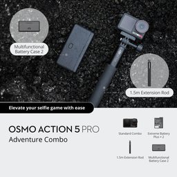 كاميرا DJI Osmo Action 5 Pro باقة Adventure Combo DJI Osmo Action 5 Pro Adventure Combo
