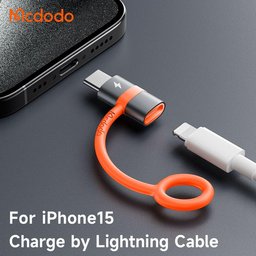 موصل شحن سريع MC LTG إلى USB-C PD 60 واط MC 30W 1C PD Fast Car Charger+ USB-C to USB-C Cable 1.2m Black
