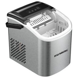 صانعة ثلج كهربائية هاوسبيرغ Hausberg بسعة 1.2 لتر – فضي Hausberg HB-6019IN Electric Ice Maker - 1.2 Liters - Silver