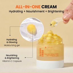 كريم الكبسولات بالنياسيناميد 5% واليوجا – سيول 1988 (50 مل) K-SECRET Seoul 1988 Capsule Cream: Niacinamide 5% + Yuja – 50 ml