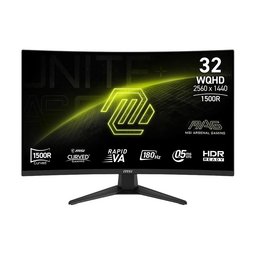 شاشة ألعاب MSI MAG 321CQF E18 منحنية مقاس 31.5 بوصة بدقة QHD ومعدل تحديث 180Hz MSI MAG 321CQF E18 31.5" WQHD 180Hz Curved Gaming Monitor