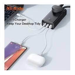 شاحن MC 20 واط 1C GAN سريع MC 70W 2C+1A+1AC GAN LTG Protection Power Strip