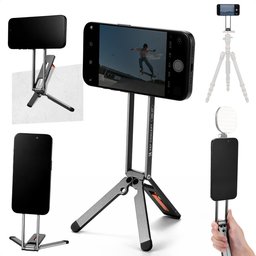 ستاند تليفون ثلاثي القوائم لون رصاصي Stand mobile grey color k&f