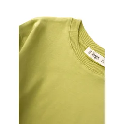 تي شيرت أطفال بيزك موسمي 2-10 سنوات - ليموني Kids' Basic Seasonal T-Shirt 2-10 Years - Lime