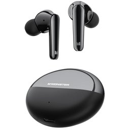 مونستر - سماعة بلوتوث لاسلكية N-Lite 203 - اسود Monster N-Lite 203 Wireless Earbuds Black