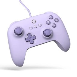 يد تحكم ألعاب 8BitDo Ultimate C السلكية لأجهزة أندرويد والكمبيوتر، لون بنفسجي ليلكي 8BitDo Ultimate C Wired Controller for Android and Windows – Lilac Purple
