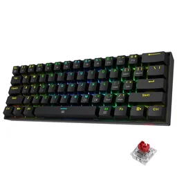 كيبورد ريد دراغون دراغونبورن K630 RGB Redragon Dragonborn K630 RGB 60% Mechanical Gaming Keyboard