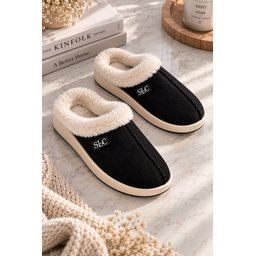 شبشب منزلي نسائي شتوي Muggo BLADE مبطن بالفرو ونعل مريح - أسود Muggo BLADE Women's Winter Home Slippers - Fur Lined, Comfortable Sole - Black