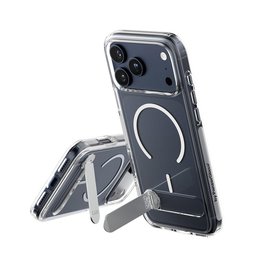 كفر شفاف مزوّد بقاعدة تثبيت (Kickstand) مع دعم MagSafe للايفون 17برو ماكس CARE by PanzerGlass® Feature Case Transparent w. Kickstand & MagSafe iPhone 17 Pro Max
