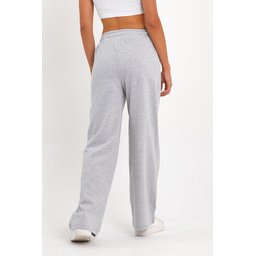 بنطلون رياضي نسائي فضفاض مريح بخصر مرن وجيوب جانبية - أسود-رمادي (عبوة من 2) Women's Loose Fit Wide Leg Tracksuit Bottoms with Side Pockets - Black-Anthracite (2-Pack)