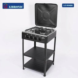 طباخ اربع عيون منضدي مع رفوف Four Eyes Countertop Cooker With Shelves