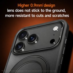 كفر آيفون 18 برو ماكس أكريليك من سيلادا مع ماك سيف ومسند دوّار iPhone 18 Pro Max SULADA Frosted MagSafe 360° Rotating Case
