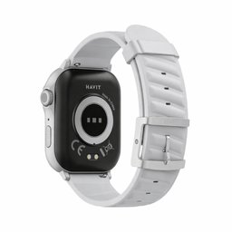 هافيت M9061 ساعة ذكية Amoled شظية (ساعة ذكية) Havit M9061 Amoled Smart Watch Sliver (Smart Watch)