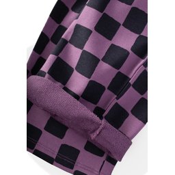 طقم سويتشيرت بناتي منقوش - وردي فاتح (2-8 سنوات) Girls' Patterned Sweatshirt Set - Powder Pink (2-8 Years)
