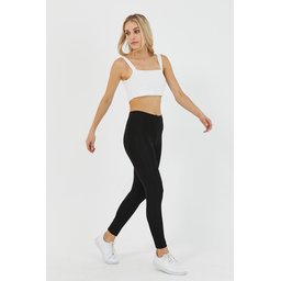 ليقنز نسائي أسود بخصر عالٍ Women's Black High-Waist Leggings