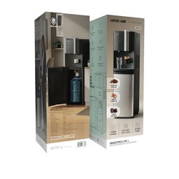 موزع مياه وماكينة تحضير قهوة "جرين ليون مايسترو" (Green Lion Maestro) 2 في 1 – فضي Green Lion Maestro 2 in 1 Water Dispenser & Coffee Maker – Silver
