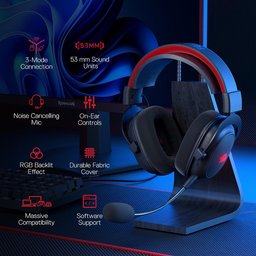 سماعة ريد دراغون زيوس برو H510 PRO للألعاب Redragon H510 PRO Zeus Pro Gaming Headset