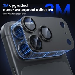 حماية عدسات كاميرا آيفون 18 برو ماكس iPhone 18 Pro Max Metal Camera Lens Protector