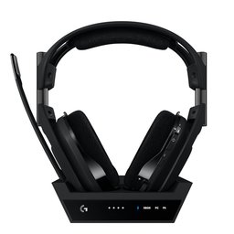سماعة ألعاب لوجيتك جي أسترو A50 X لايت سبيد اللاسلكية مع قاعدة شحن (أسود) Logitech G Astro A50 X LIGHTSPEED Wireless Gaming Headset + Base Station – Black